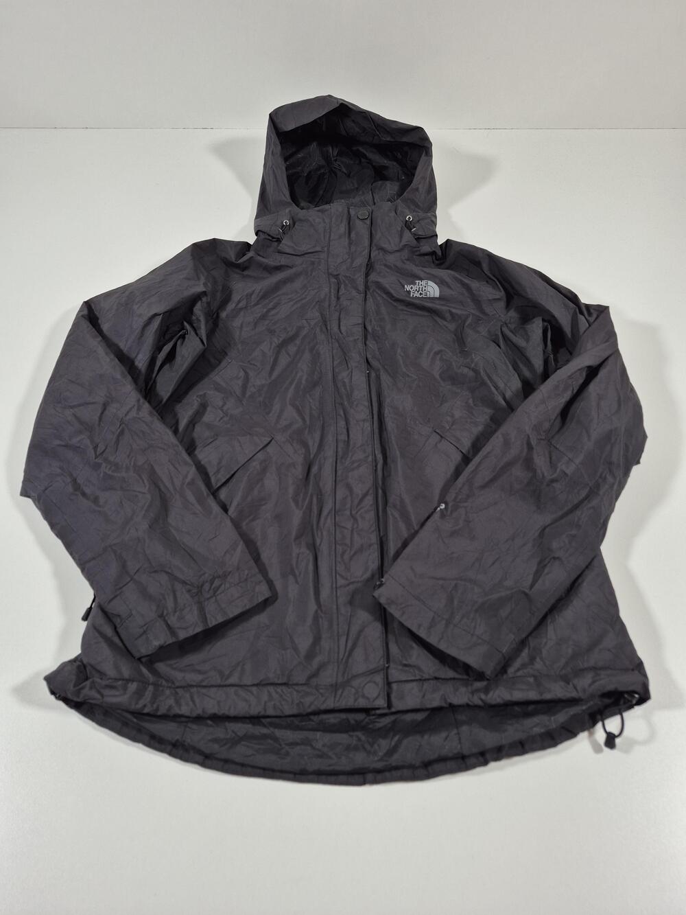 The North Face Jacket Womens Small Gray GORE-TEX Waterproof Hooded Rain Shell